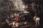 RUBENS, Pieter Pauwel Landscape with Saint George and the Dragon USA oil painting artist